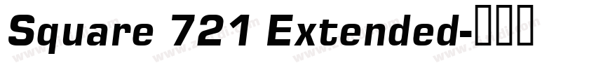 Square 721 Extended字体转换